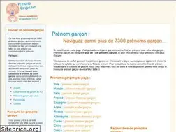 Sites similar to prenoms-garcon.net