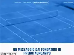 Sites similar to prenotauncampo.it