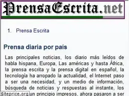 Sites similar to prensaescrita.net