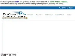 Sites similar to preownedautologistics.com