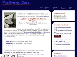 Sites similar to preownedcars.com