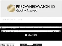 Sites similar to preownedwatch.blogspot.com