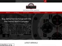 Sites similar to preownedwatchcompany.co.uk