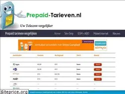 Sites similar to prepaid-tarieven.nl