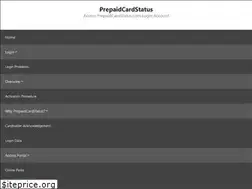 Sites similar to prepaidcardstatus.kim