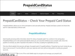 Sites similar to prepaidcardstatus.ltd