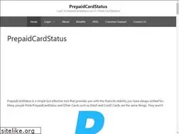 Sites similar to prepaidcardstatus.org