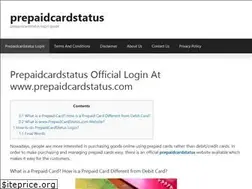 Sites similar to prepaidcardstatus.xyz
