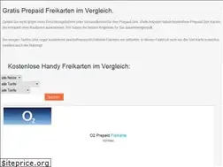Sites similar to prepaidfreikarten.com