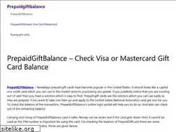 Sites similar to prepaidgiftbalance.live