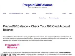 Sites similar to prepaidgiftbalance.net