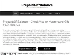 Sites similar to prepaidgiftbalancex.info