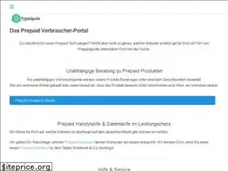 Sites similar to prepaidguide.de