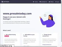 Sites similar to presaletoday.com