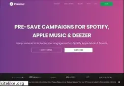 Sites similar to presave.io