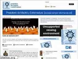 Sites similar to presbiteriomadridextremadura.org