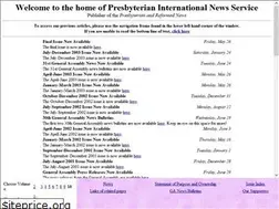Sites similar to presbyteriannews.org