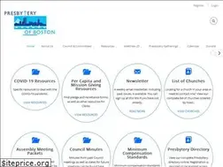 Sites similar to presbyteryofboston.org