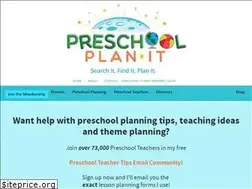 Sites similar to preschool-plan-it.com