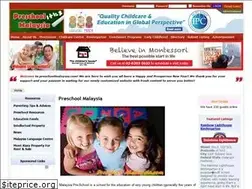 Sites similar to preschoolmalaysia.com