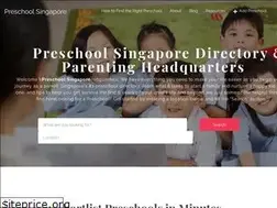 Sites similar to preschoolsingapore.org