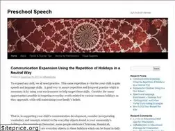 Sites similar to preschoolspeech.com