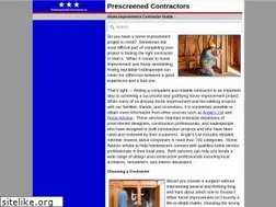 Sites similar to prescreenedcontractors.us