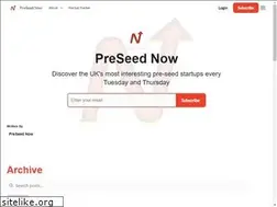 Sites similar to preseednow.com