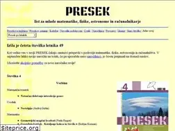 Sites similar to presek.si