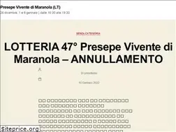 Sites similar to presepeviventemaranola.it