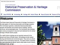 Sites similar to preservation.ri.gov