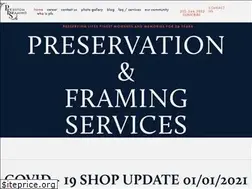 Sites similar to preservationandframing.com