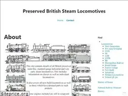 Sites similar to preservedbritishsteamlocomotives.com
