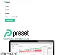 Sites similar to preset.io
