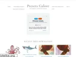 Sites similar to presetsgalore.com