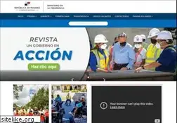 Sites similar to presidencia.gob.pa