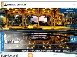 Sites similar to presidencyuniversity.in