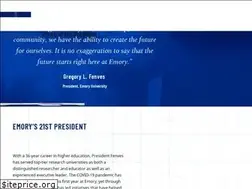 Sites similar to president.emory.edu