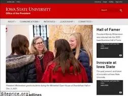 Sites similar to president.iastate.edu