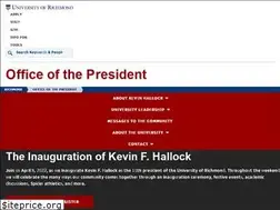 Sites similar to president.richmond.edu