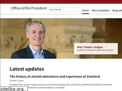 Sites similar to president.stanford.edu