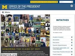 Sites similar to president.umich.edu