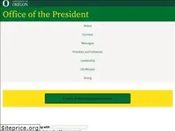 Sites similar to president.uoregon.edu