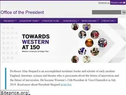 Sites similar to president.uwo.ca