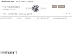 Sites similar to presidentialprayerteam.org