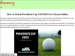 Sites similar to presidentscupinfo.com