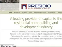 Sites similar to presidioresidential.com