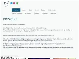 Sites similar to presport.nl