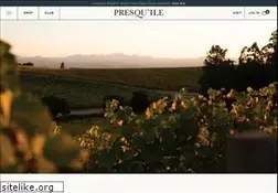 Sites similar to presquilewine.com