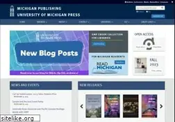Sites similar to press.umich.edu